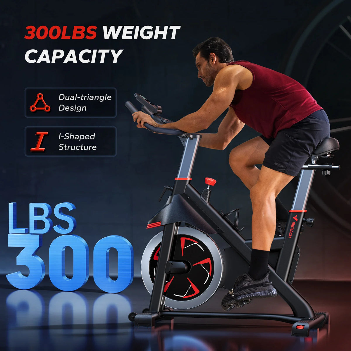 Merach S38B2 Indoor Cycling Bike Magnetic Resistance Bluetooth