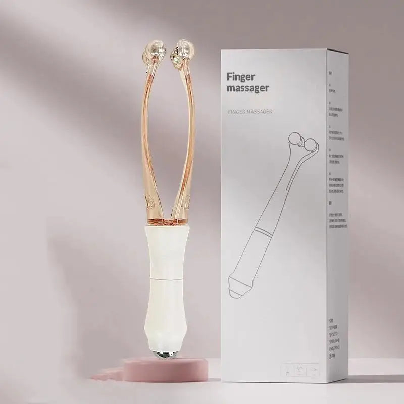 Dual-End Finger Acupoint Massager For Hand Joint Relaxation And Relief