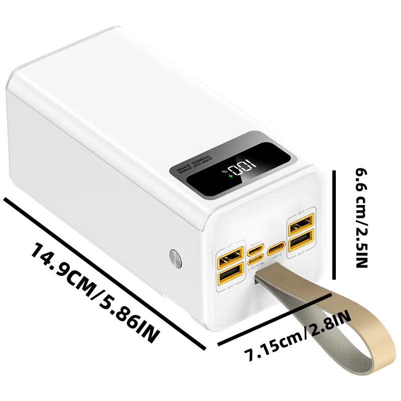 YVOER 100000mAh Portable Power Bank 22.5W Fast Charger With LED Display
