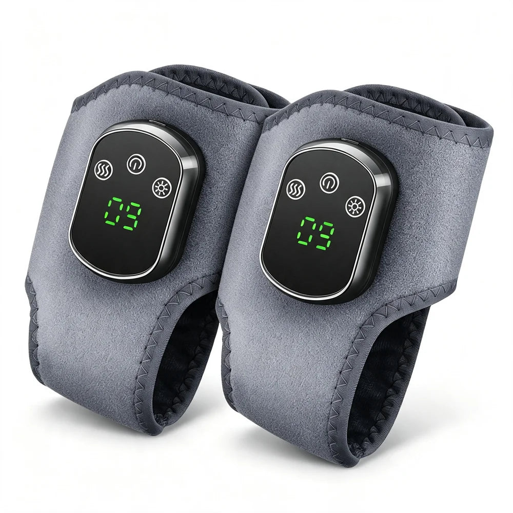 Pastsky Rechargeable Red Light Ankle Brace With Heat And Massage