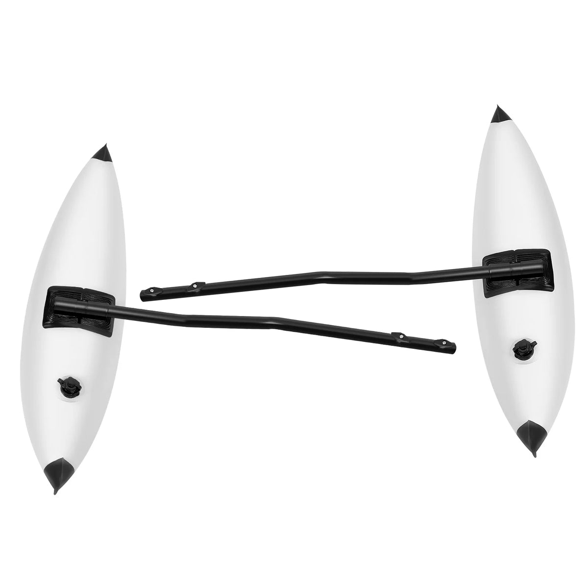 Dual Valve Inflatable Kayak Outriggers With Aluminum Rods For Boating