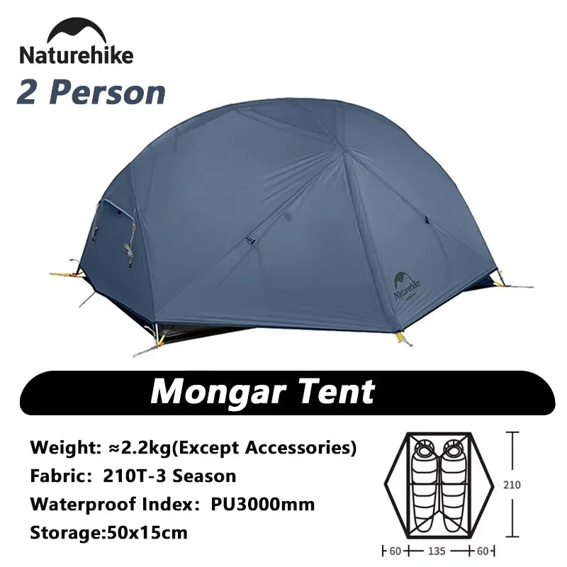 Naturehike Mongar Double Layer Ultralight Camping Hiking Tent