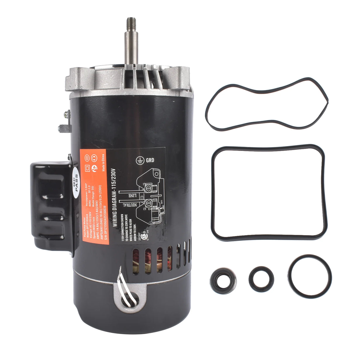 UST1152 1.5 HP 115/230V Pool Pump Motor for Century Hayward