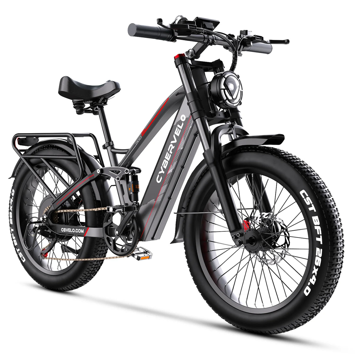 Cybervelo 5000W Fat Tire Electric Bike For All Terrain Riding