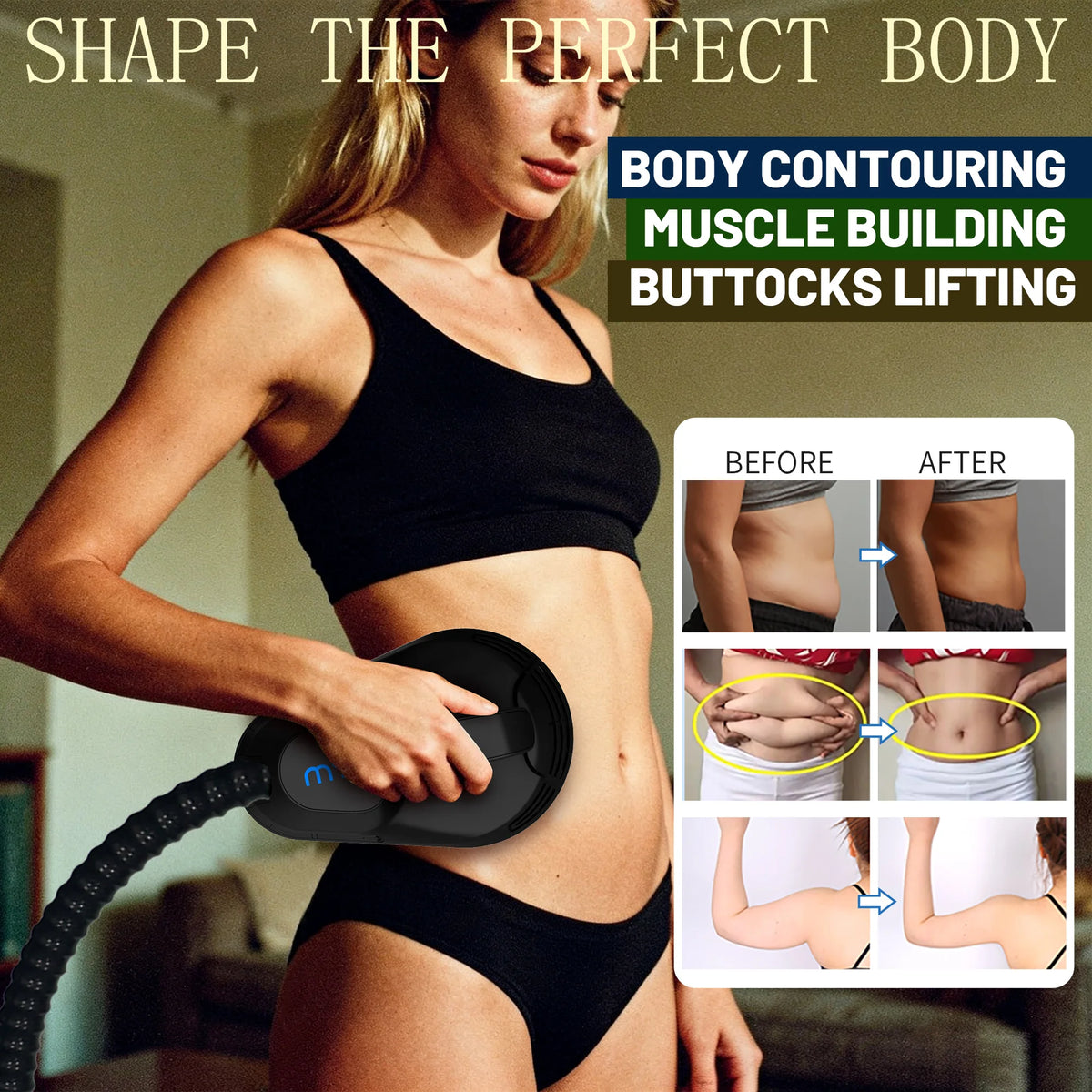 EMSZERO 6500W PROFESSIONAL EMT BODY SCULPTING SYSTEM FOR SALON OPERATIONS