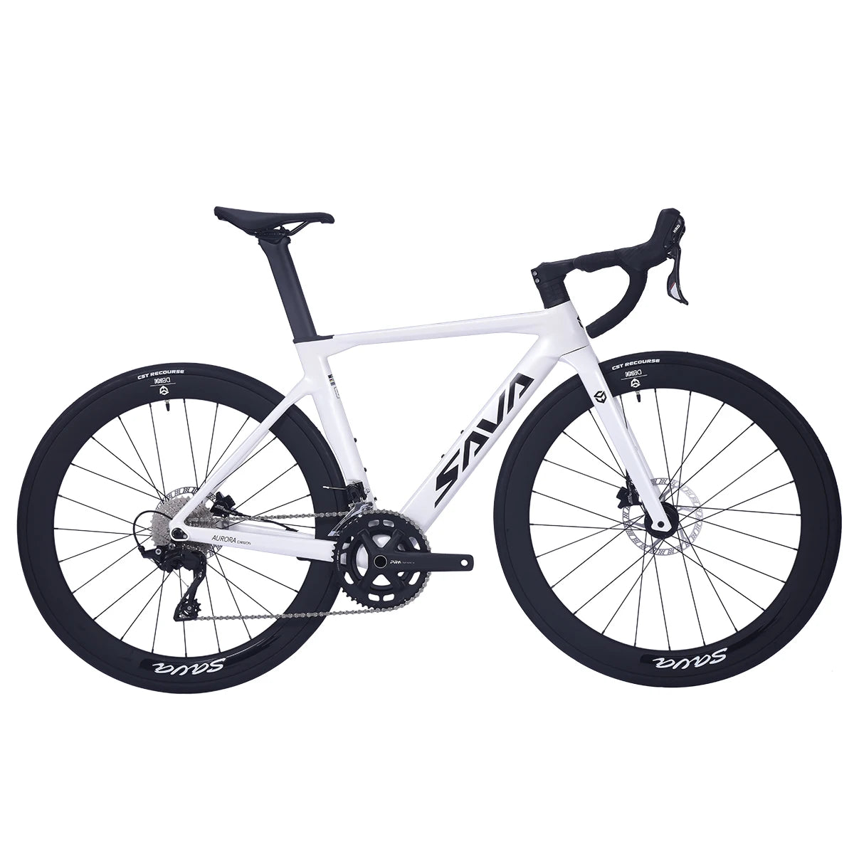 SAVA A7L Pro Carbon Road Bike Featuring 24 Speed Components