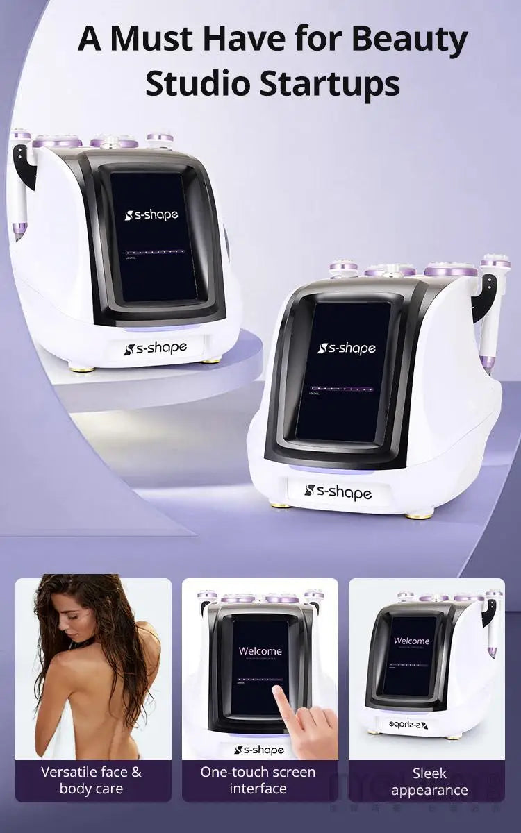 Mychway S Shape Ultrasound EMS Vacuum Cavitation Beauty Treatment