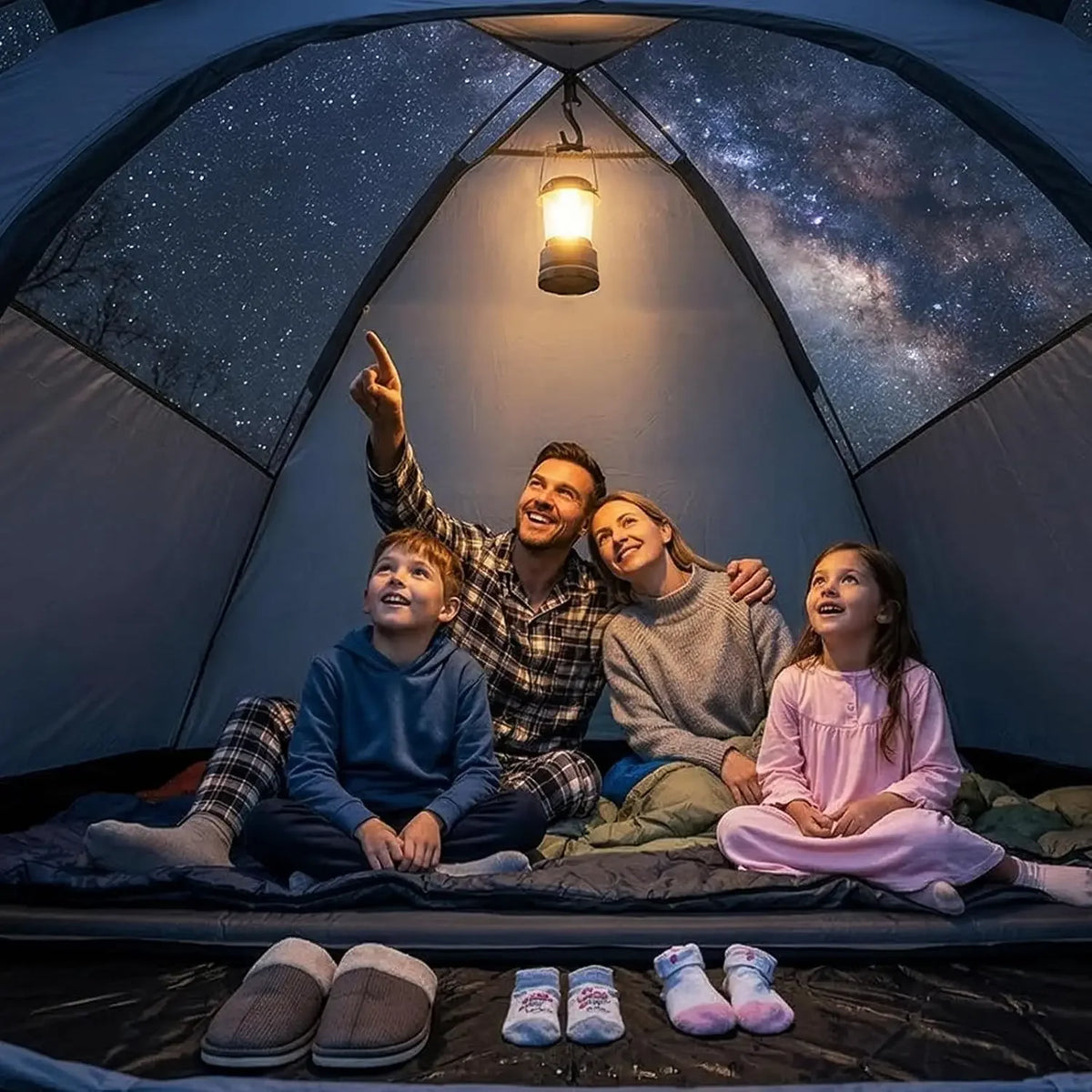 Waterproof Camping Tent With Rainfly And Easy Setup