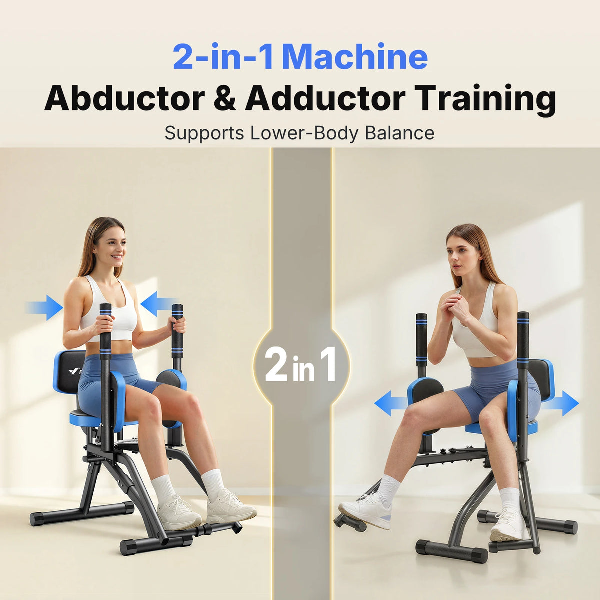 Merach Adjustable Resistance Hip Abductor Exercise Machine