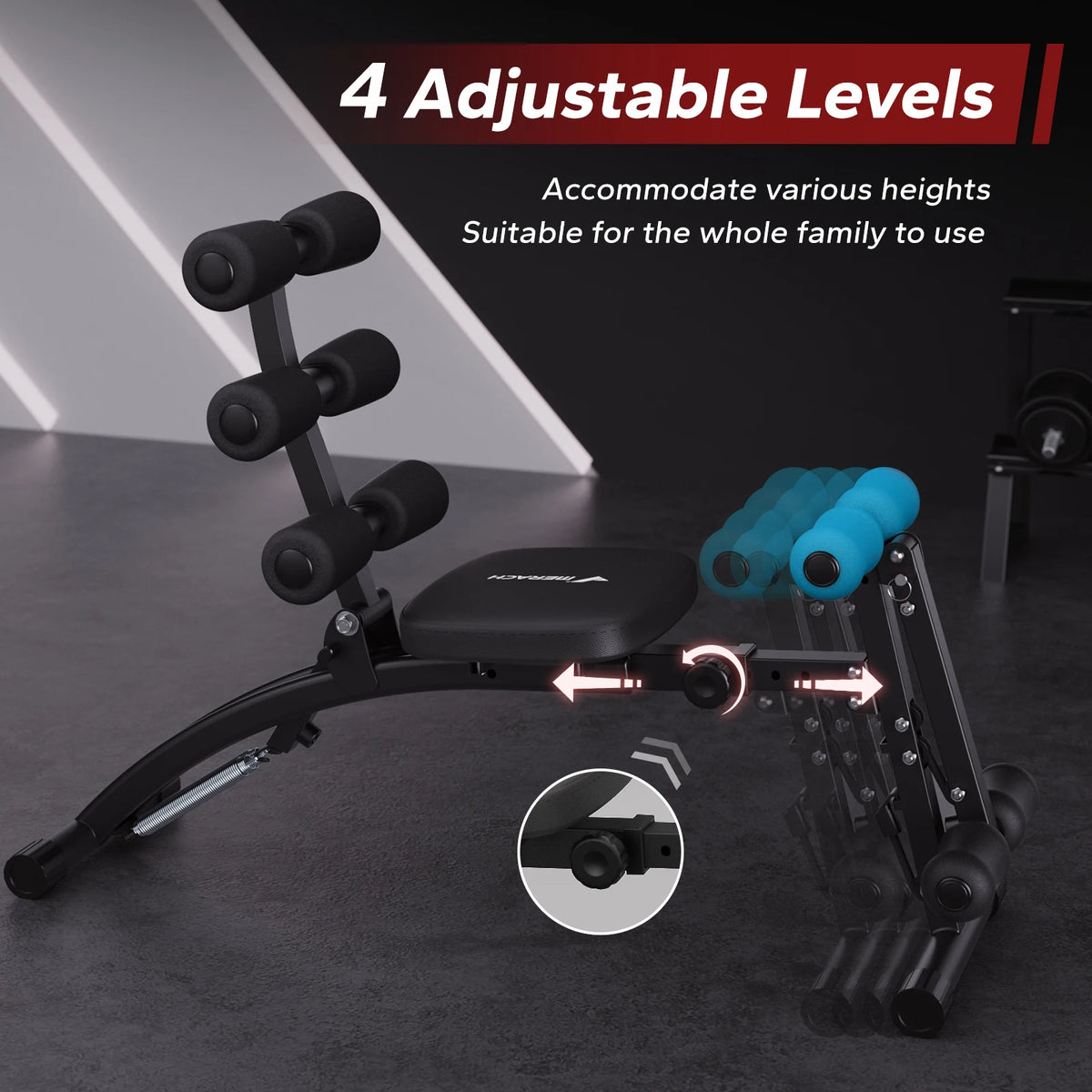 Merach Multifunctional Ab Machine and Adjustable Workout Bench