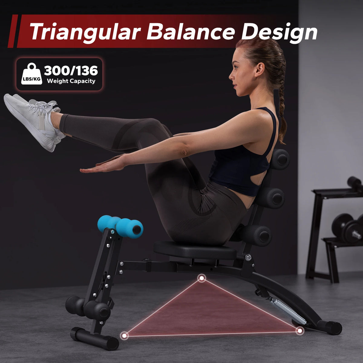 Merach Multifunctional Ab Machine and Adjustable Workout Bench