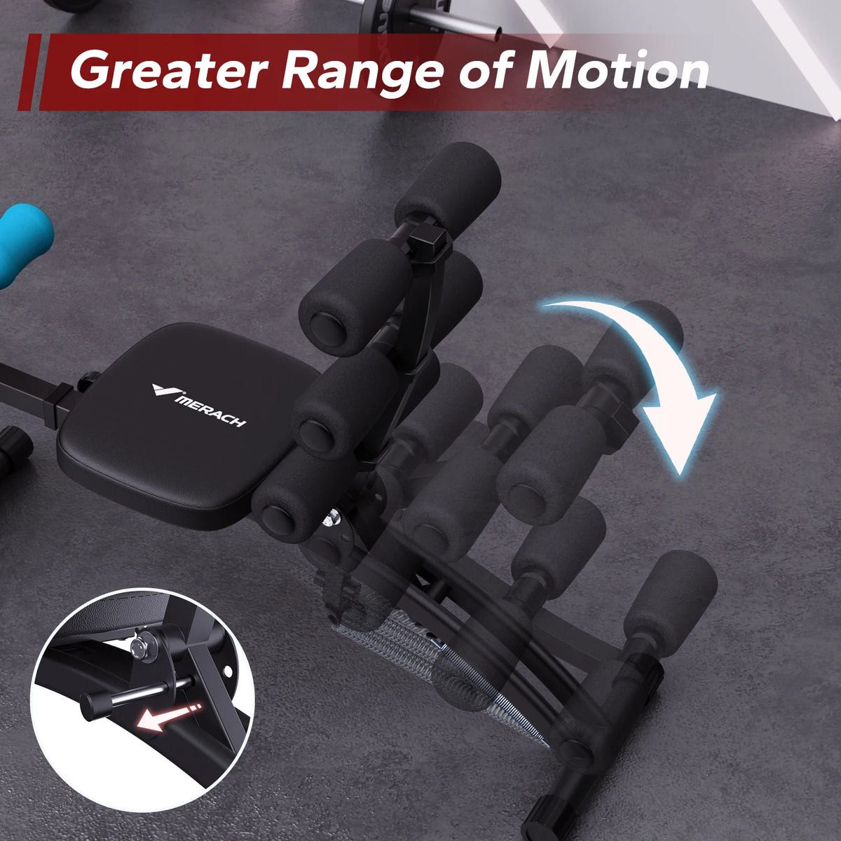 Merach Multifunctional Ab Machine and Adjustable Workout Bench