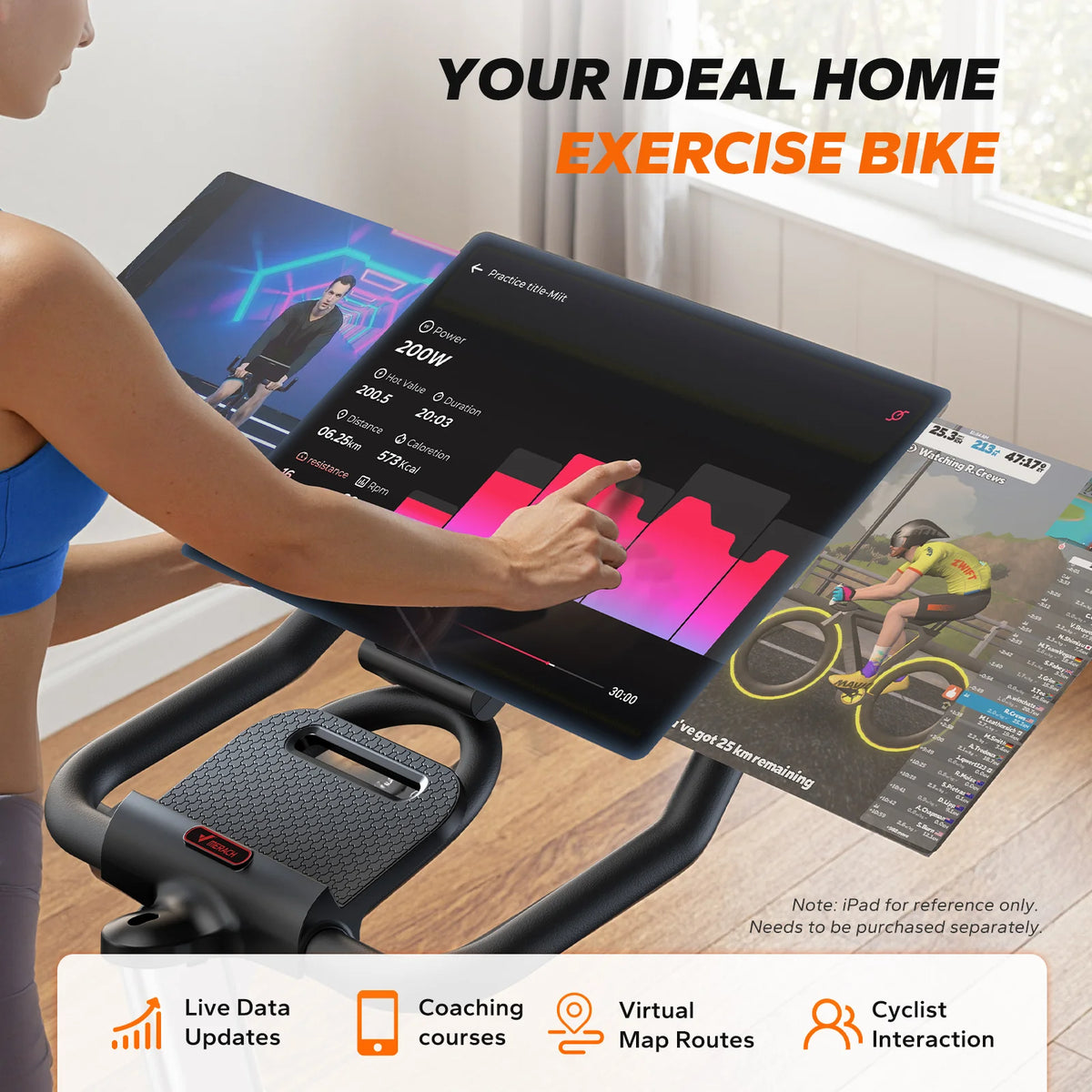 Merach S38B2 Indoor Cycling Bike Magnetic Resistance Bluetooth