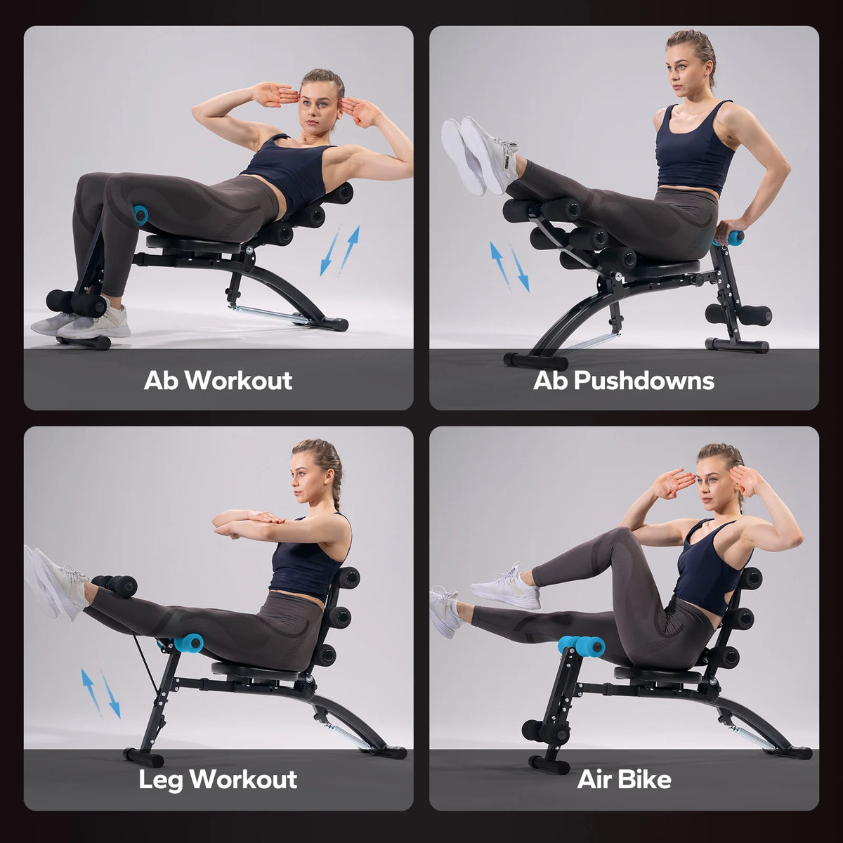 Merach Multifunctional Ab Machine and Adjustable Workout Bench