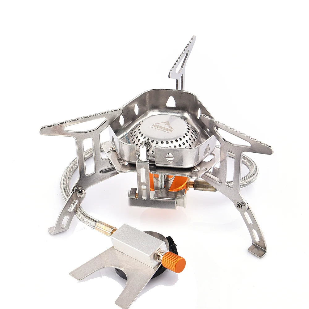 Widesea Windproof Outdoor Gas Camping Burner For Travel