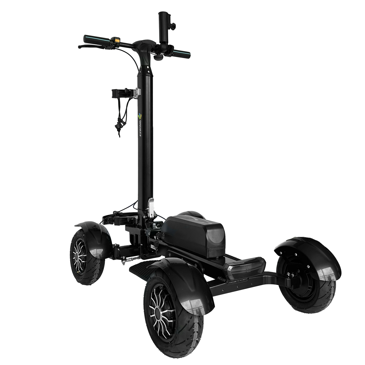AESWGOF 2400W Foldable Electric Golf Cart With Advanced Braking System