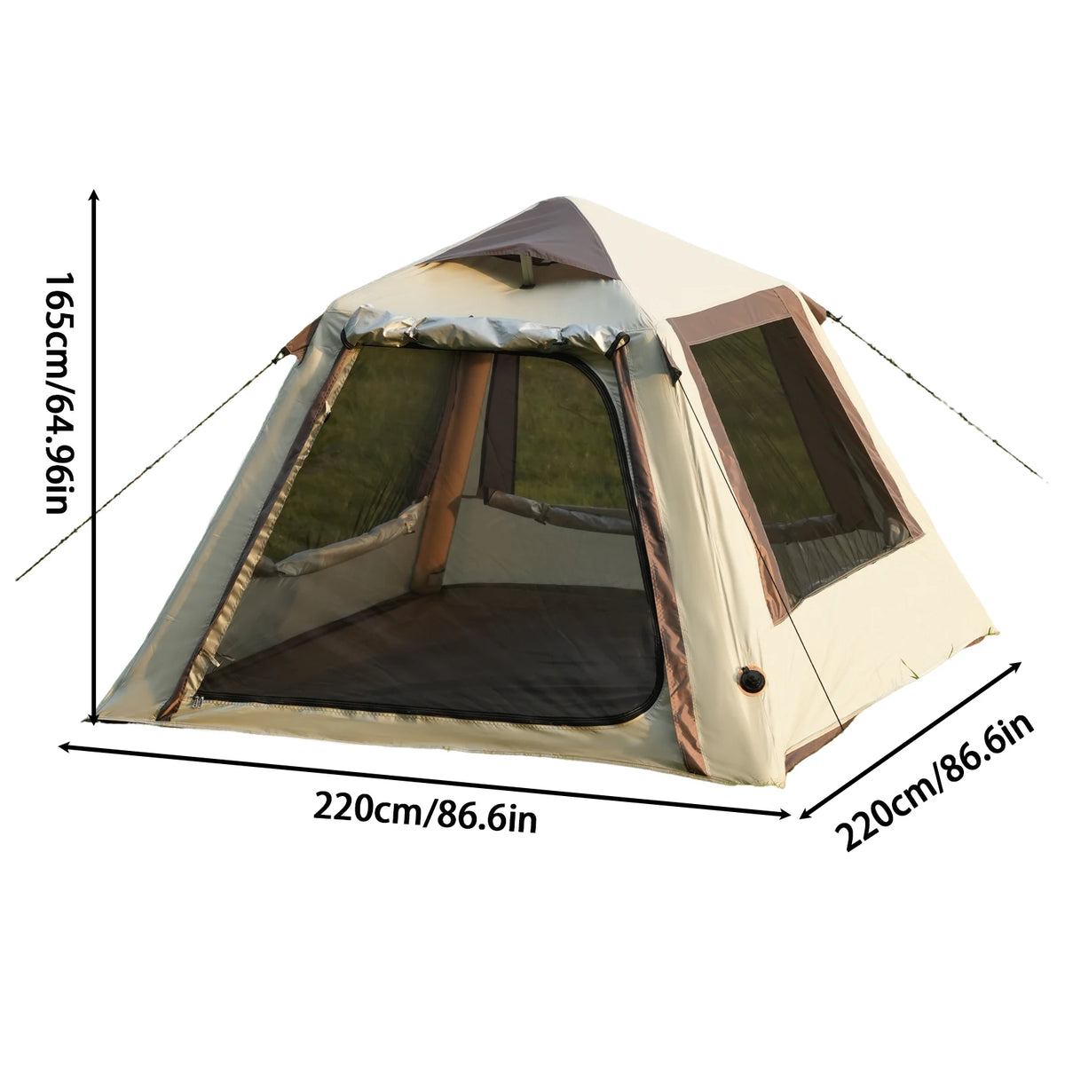Pakicetus Luxury Inflatable Glamping Tent for Outdoor Camping