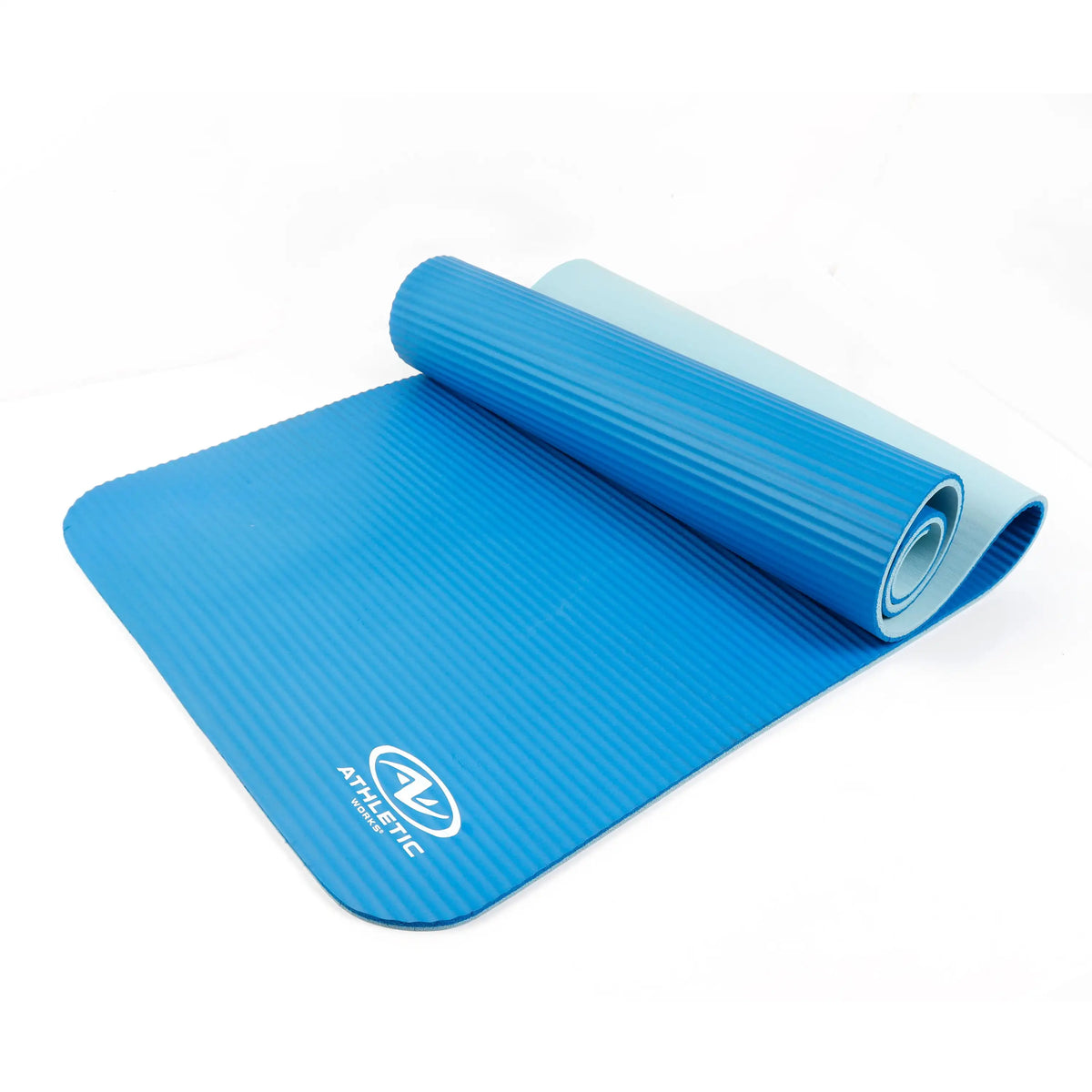 Two Tone Folding Fitness Mat With Carry Strap For Yoga Training