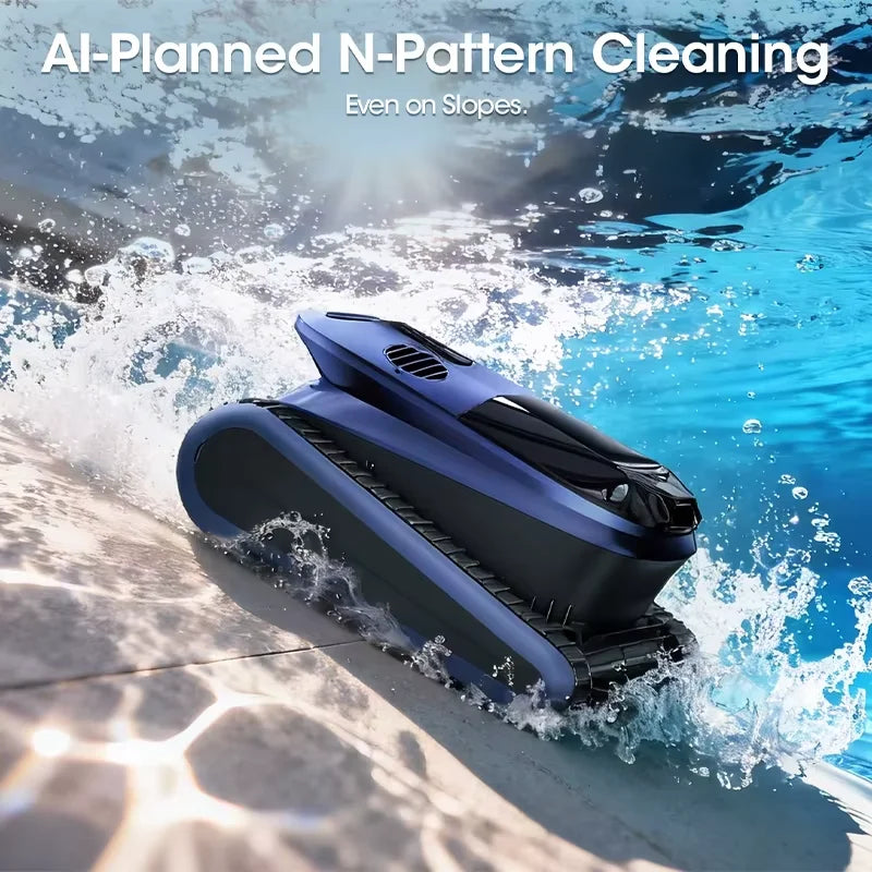 Seauto Sat 40 Cordless Robotic Pool Vacuum With AI Sonar Navigation
