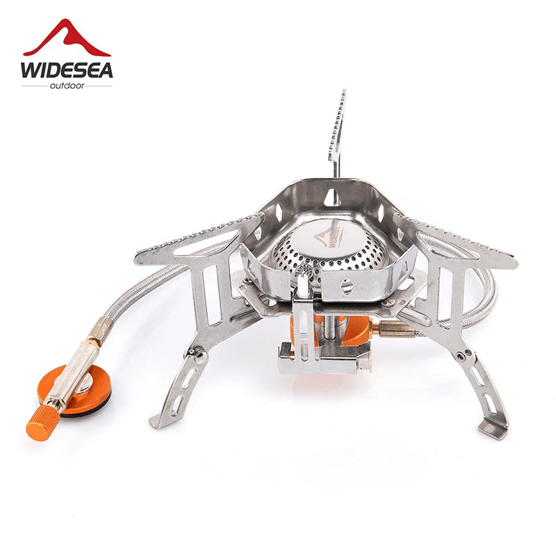 Widesea Windproof Outdoor Gas Camping Burner For Travel