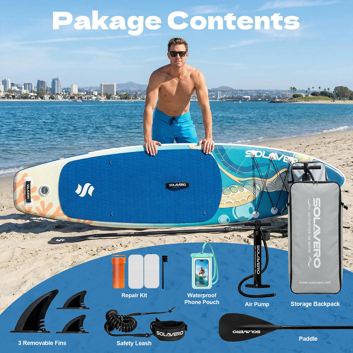 Nebmaax Inflatable Stand Up Paddle Board With Stable Ride
