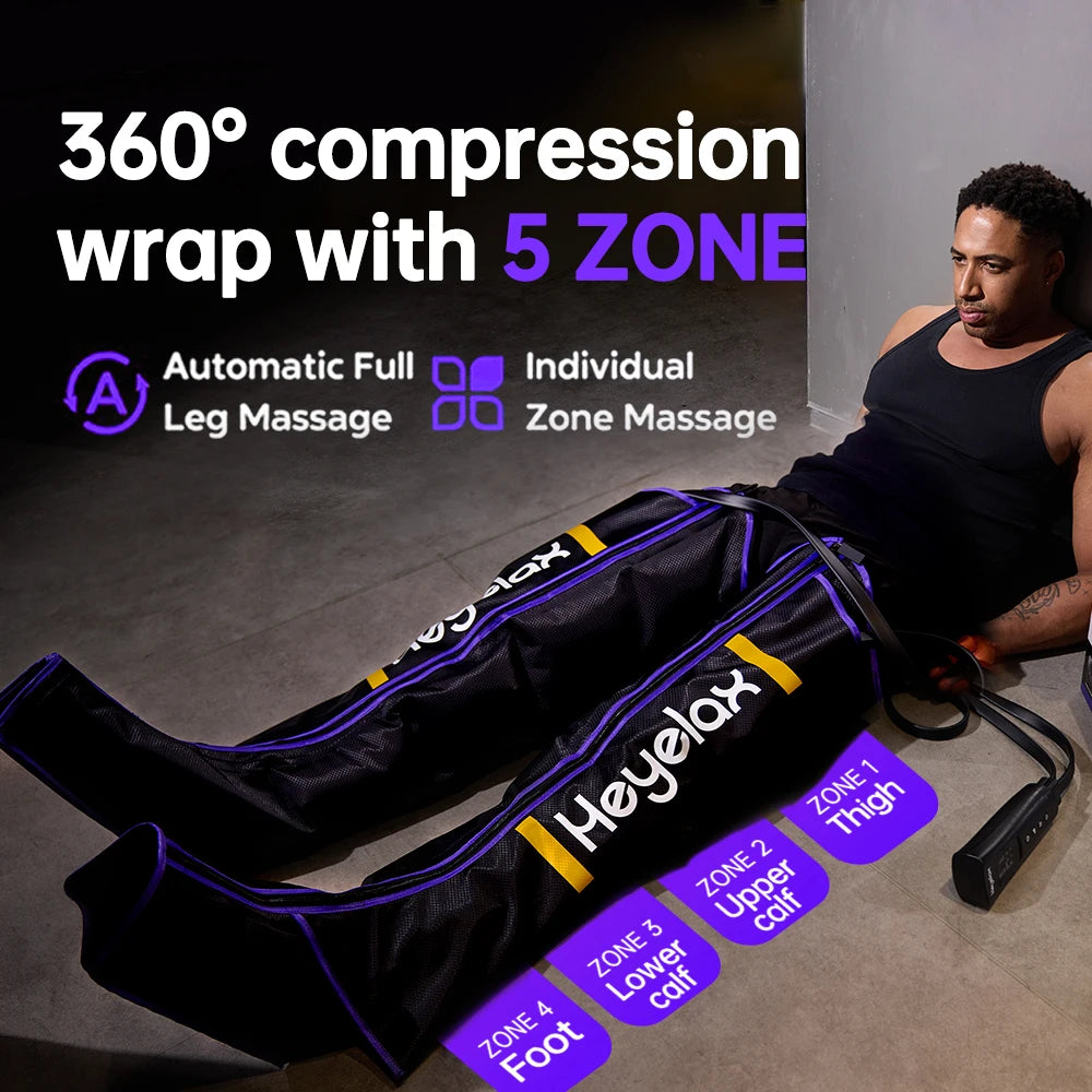 Professional Leg Air Compression Massager For Circulation And Muscle Recovery