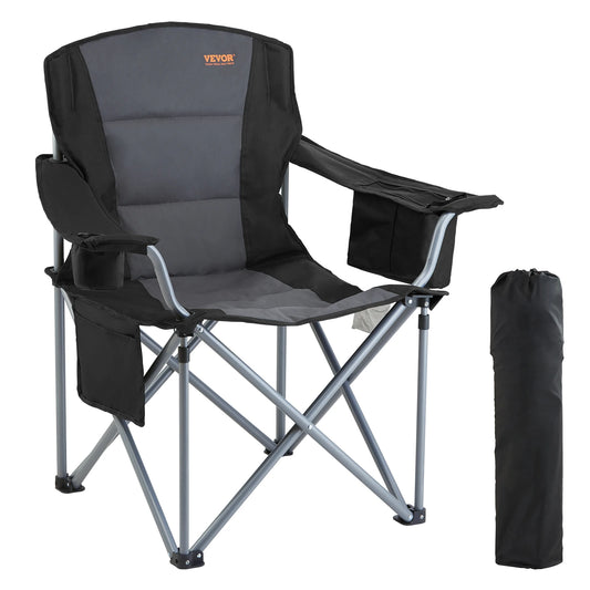 VEVOR Outdoor Folding Camping Chair With Lumbar Back Support