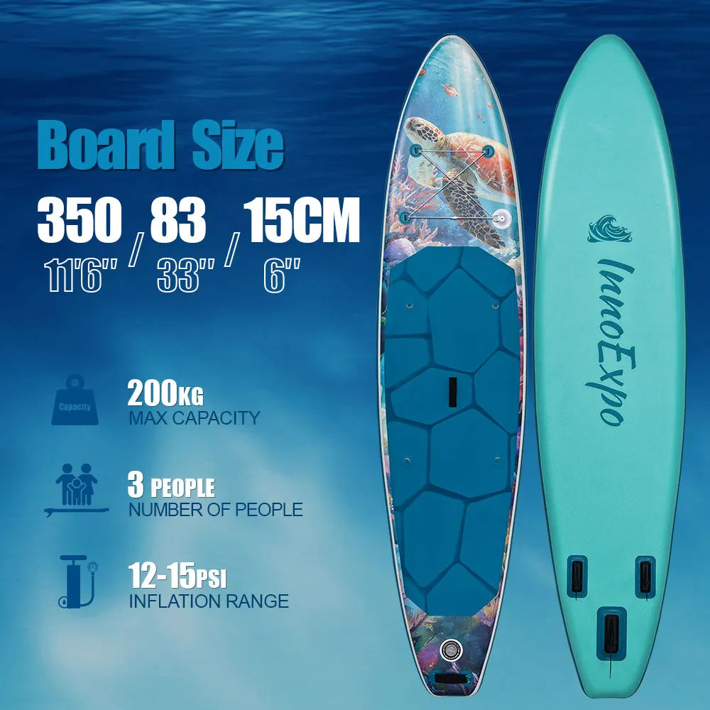 InnoExpo Inflatable Stand Up Paddle Board With Surf Accessories