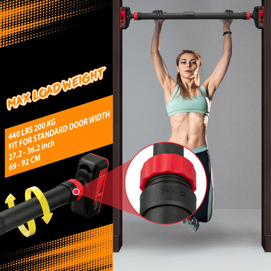 Twister.Ck Adjustable Doorway Pull Up Bar With Level Gauge