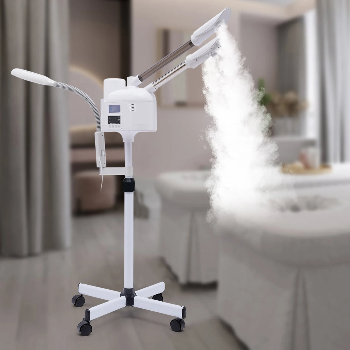 Bymaocar Nano Ionic Facial Steamer With Hot Cold Mist Sprayer
