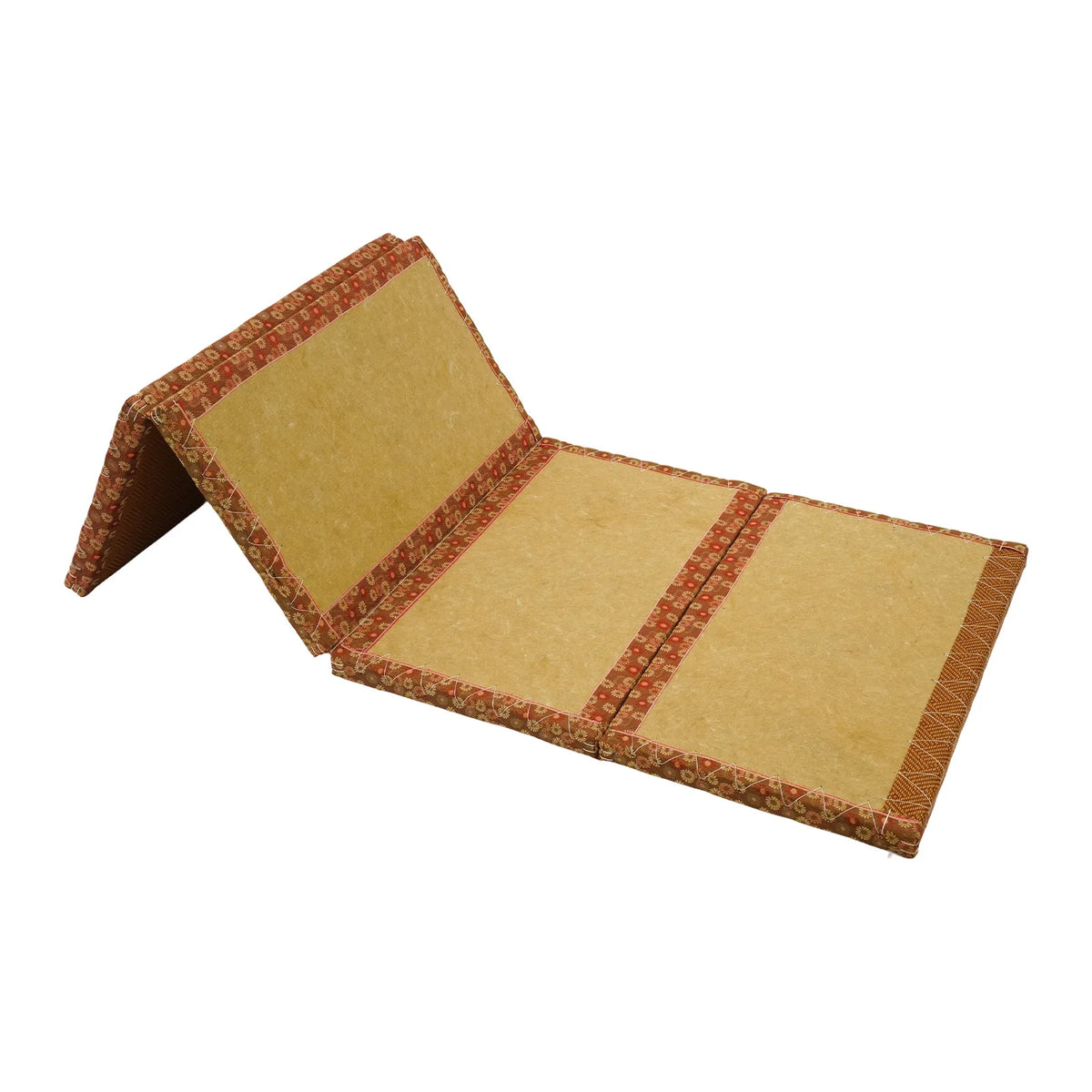 Foldable Artificial Rattan Tatami Floor Mat For Yoga And Meditation