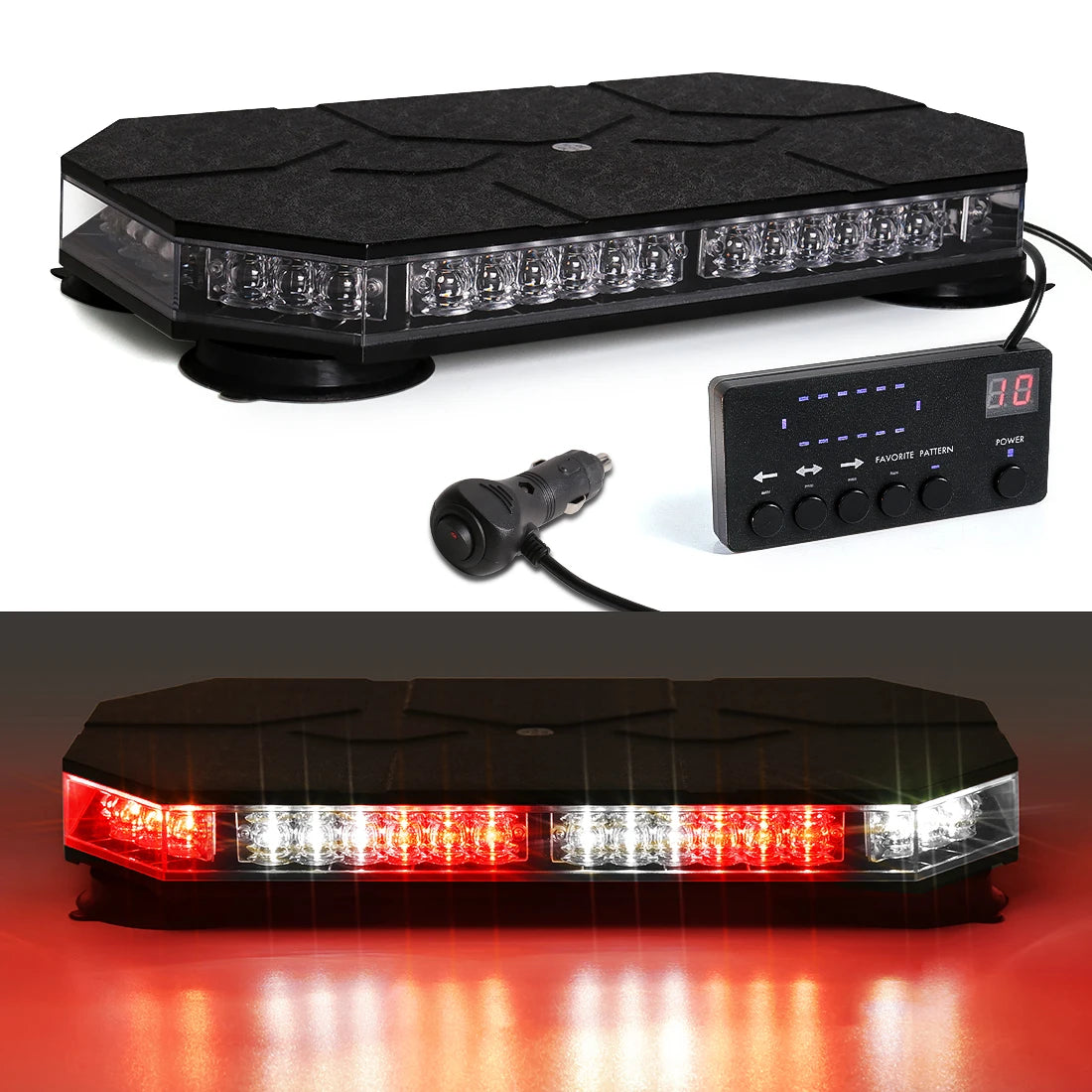 Magic Color 42 LED Magnetic Strobe Warning Light For Trucks