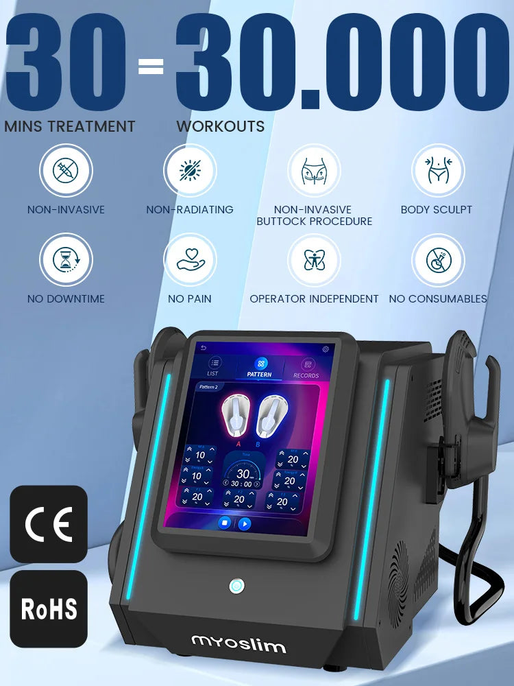 EMSZERO 6500W PROFESSIONAL EMT BODY SCULPTING SYSTEM FOR SALON OPERATIONS