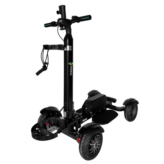 AESWGOF 2400W Foldable Electric Golf Cart With Advanced Braking System