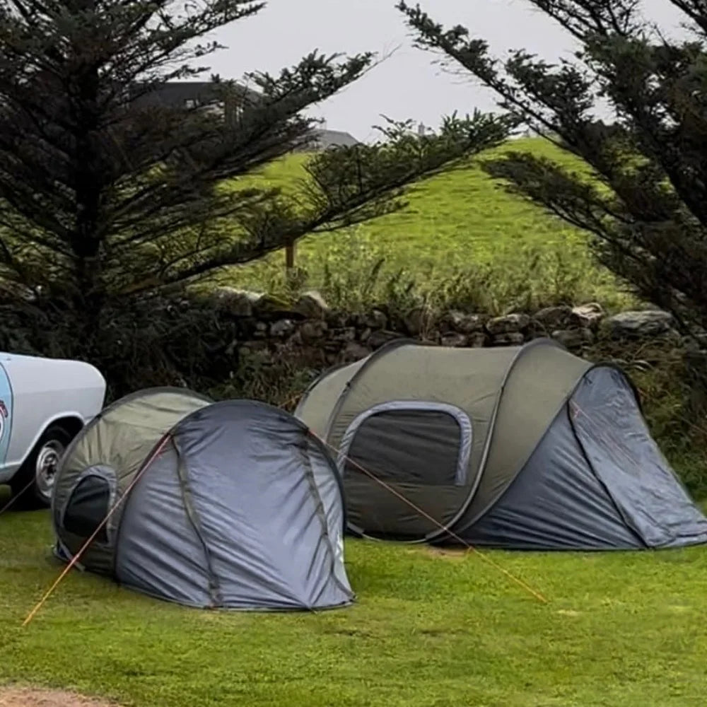 Night Cat Pop Up Tent 2 Person:2 Man Tent Waterproof Instant Camping Tent Backpack Trekking Outdoor for River Mountain