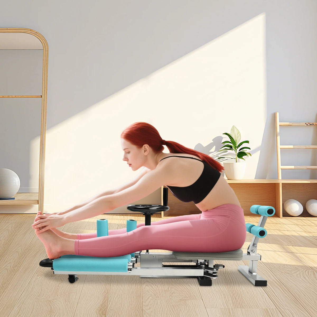 Heavy Duty Adjustable Leg Stretcher Machine For Flexibility Training