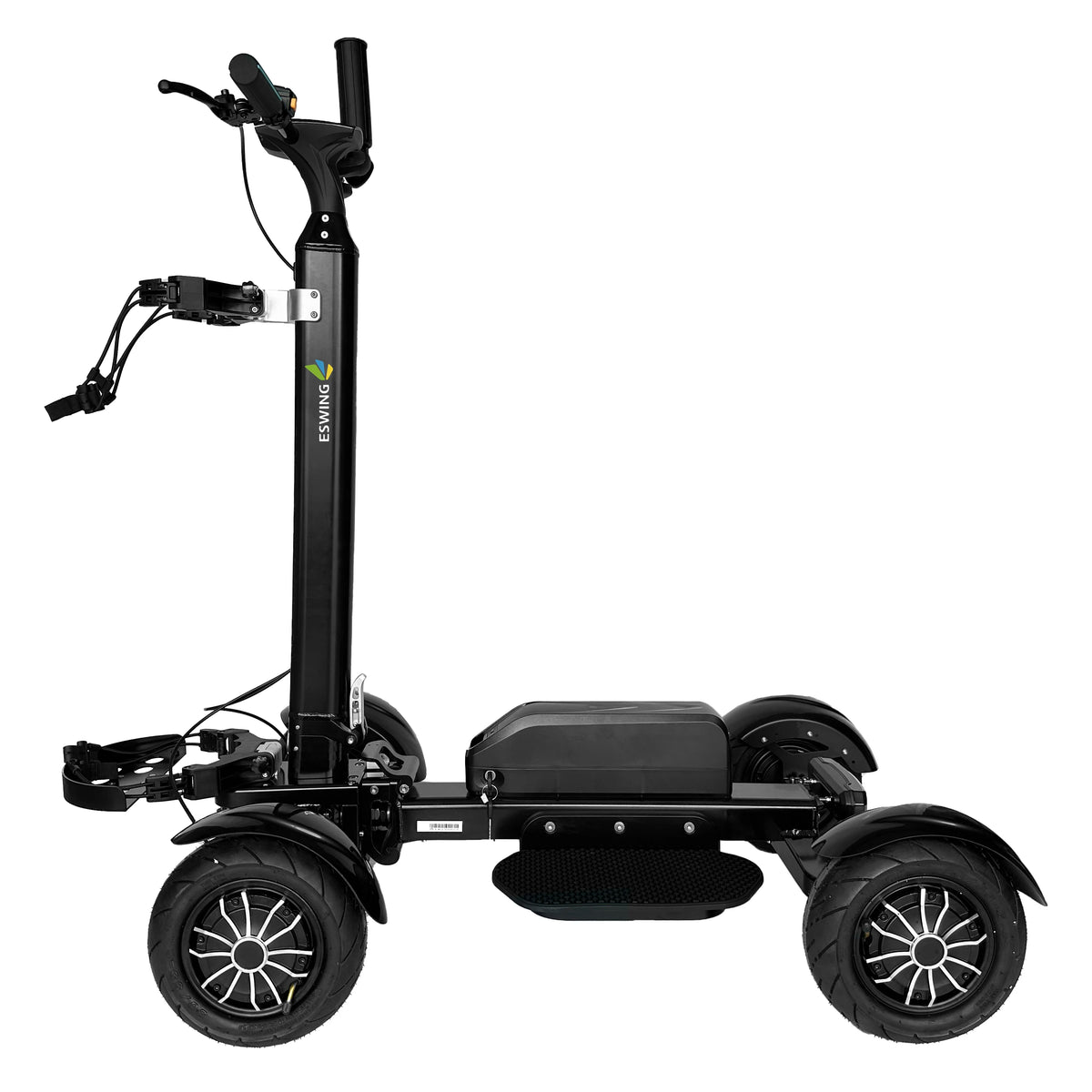 AESWGOF 2400W Foldable Electric Golf Cart With Advanced Braking System