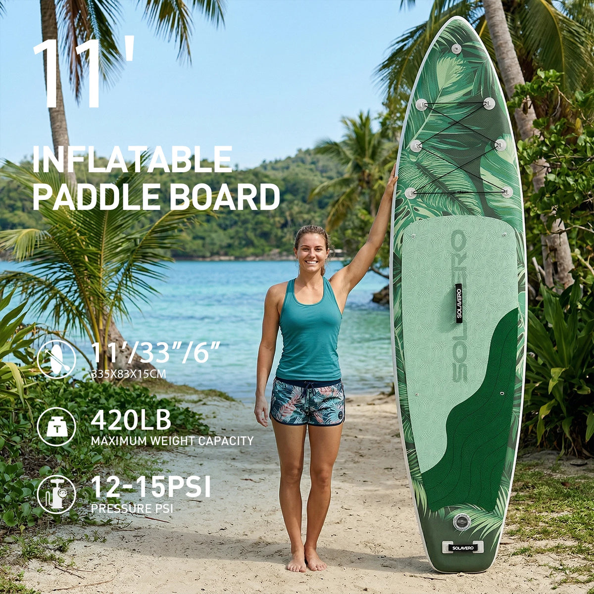NEBMAAX Inflatable Stand Up Paddle Board With Complete Accessories