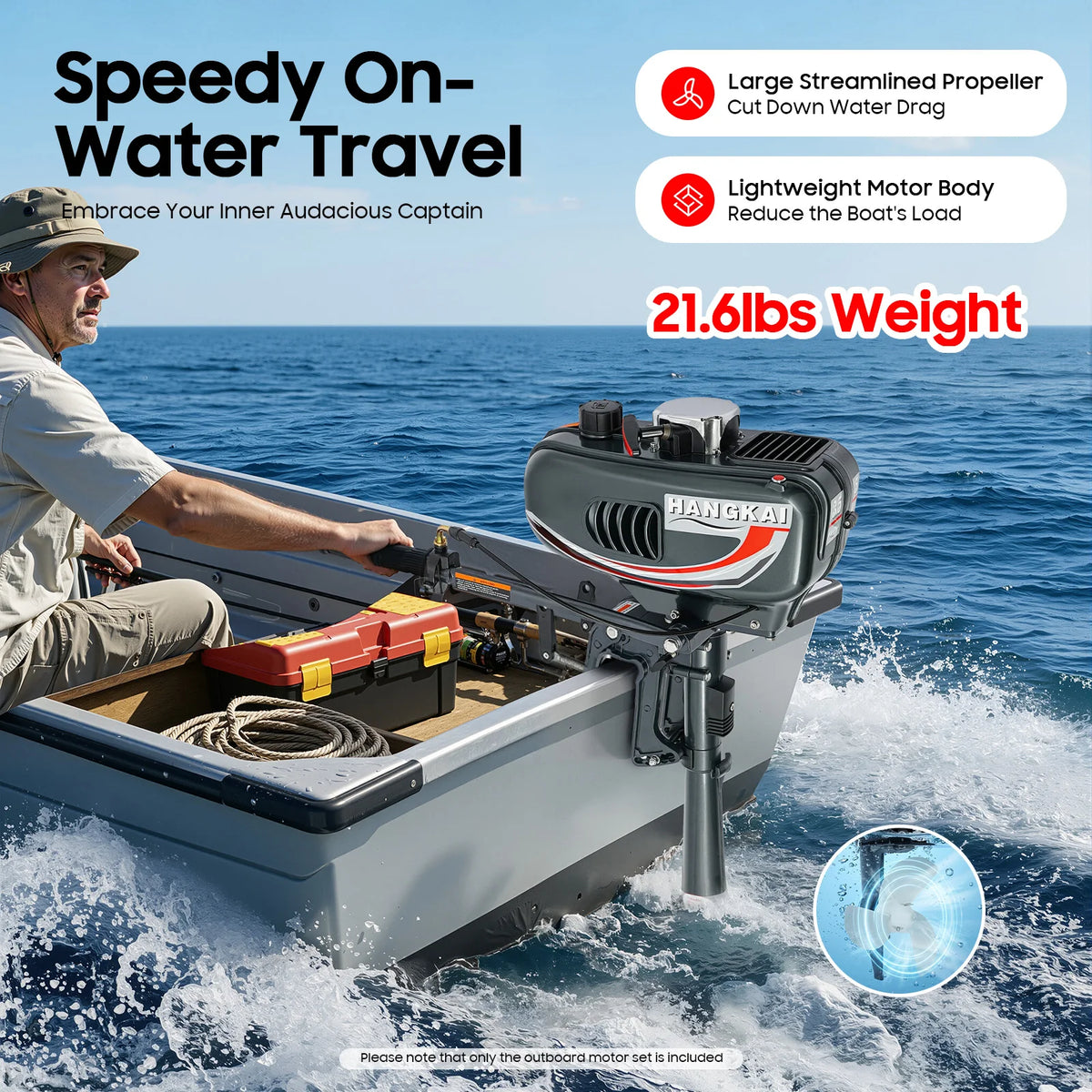 Bymaocar 2 Stroke Outboard Motor Manual Start CDI Ignition