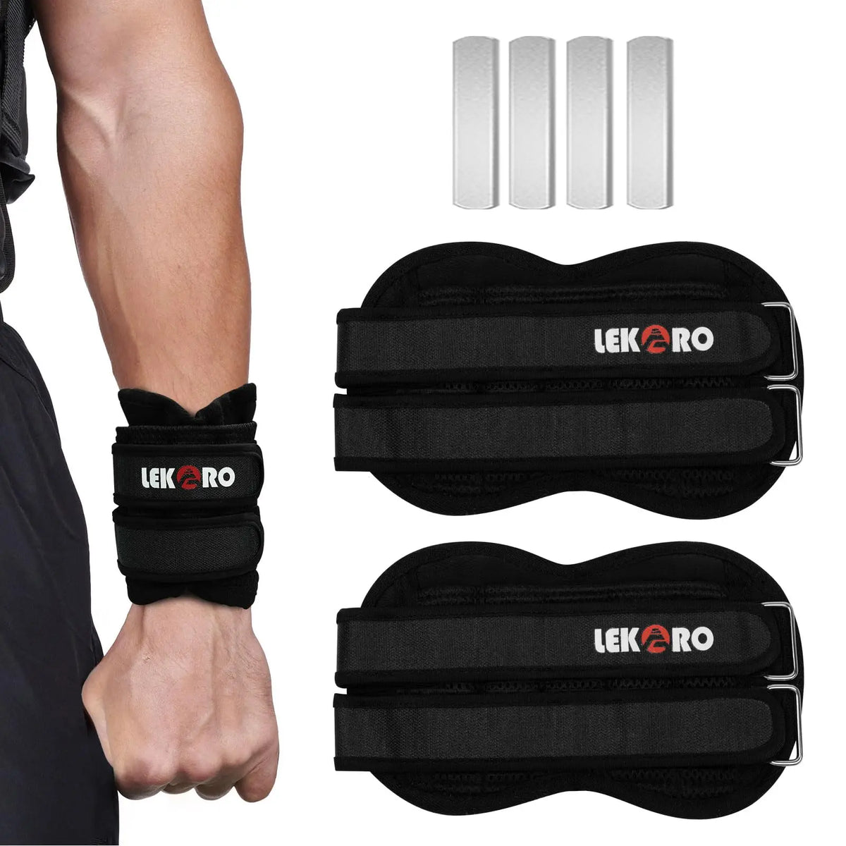 Adjustable Wrist And Ankle Weights For Fitness And Strength Training