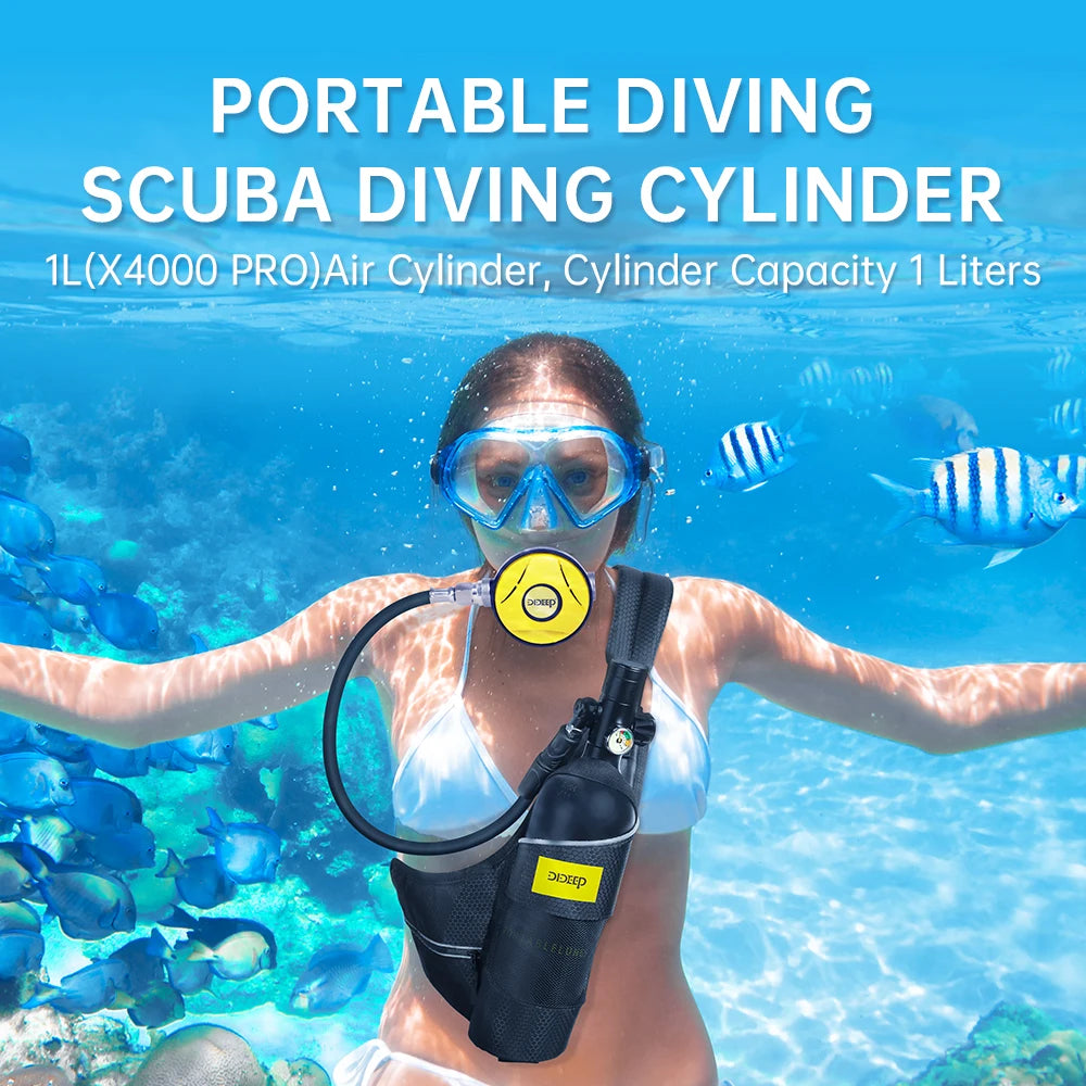 DidEEP Portable Scuba Diving Tank Set For Outdoor Underwater Adventures
