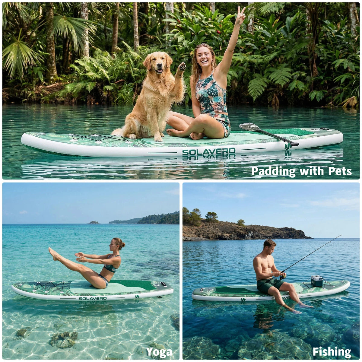 NEBMAAX Inflatable Stand Up Paddle Board With Complete Accessories