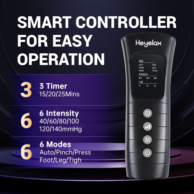Professional Leg Air Compression Massager For Circulation And Muscle Recovery