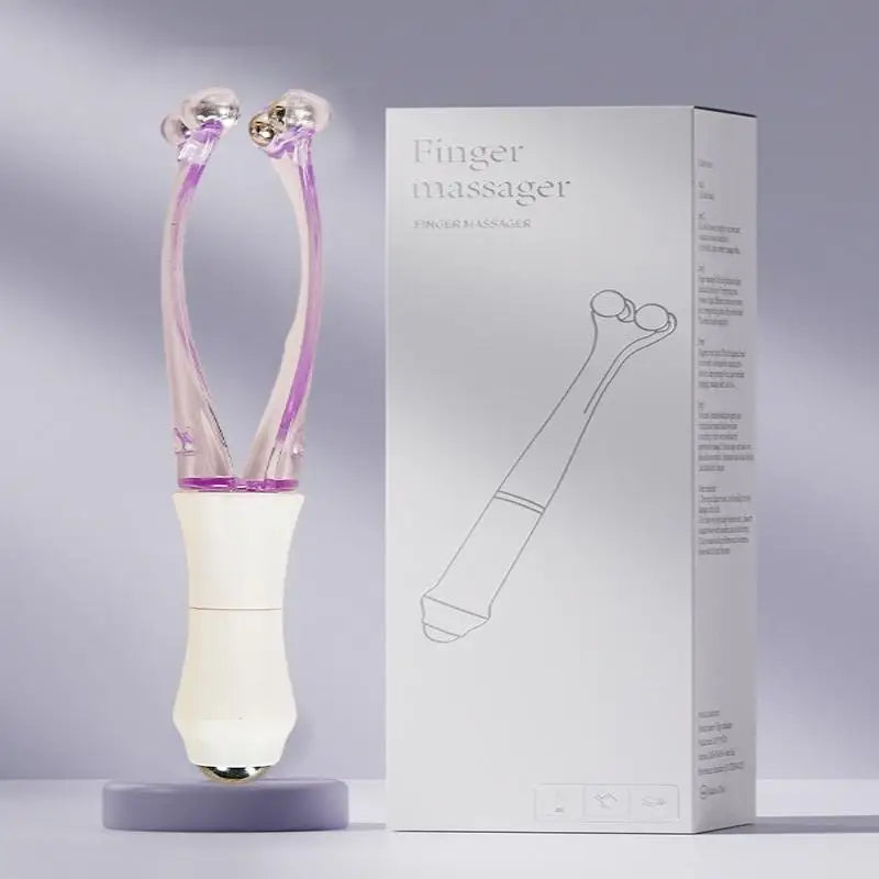 Dual-End Finger Acupoint Massager For Hand Joint Relaxation And Relief