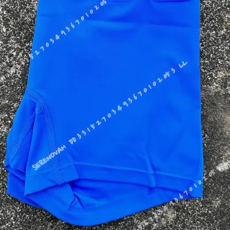 Women High Waist Cotton Yoga Fitness Athletic Shorts