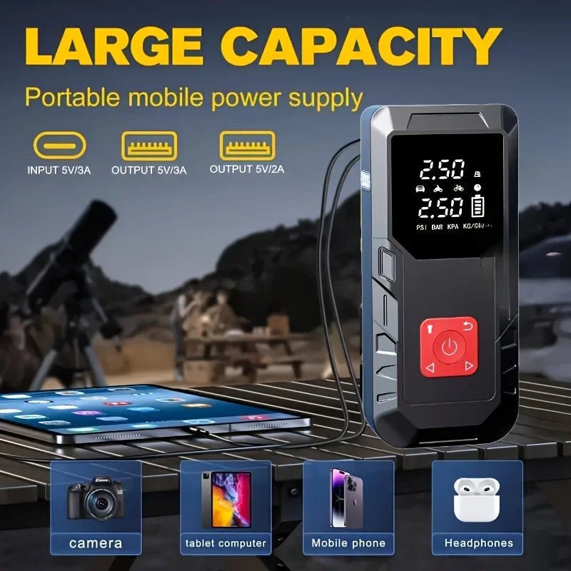 Pownym Portable Car Jump Starter Power Bank Dual USB Charger