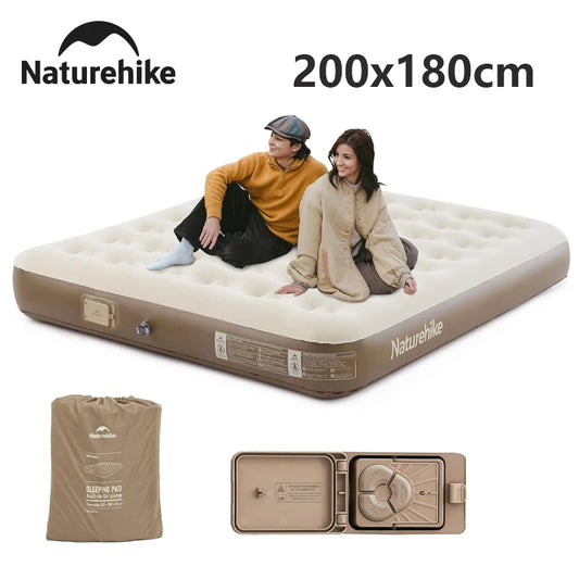 Naturehike Triple Air Mattress With Built In Pump Camping