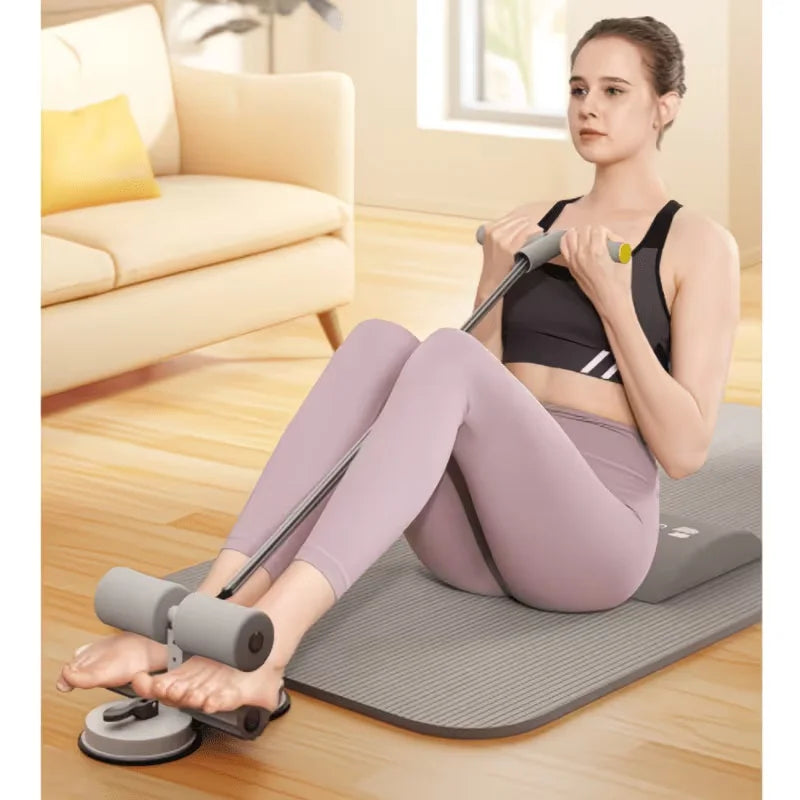 Multifunctional Sit Up Trainer With Ab Roller And Resistance Bands