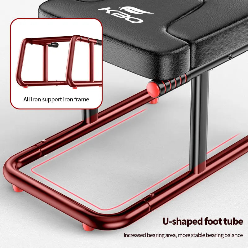 KBQ Multifunctional Anti Gravity Yoga Inversion Stool With Double Armrests