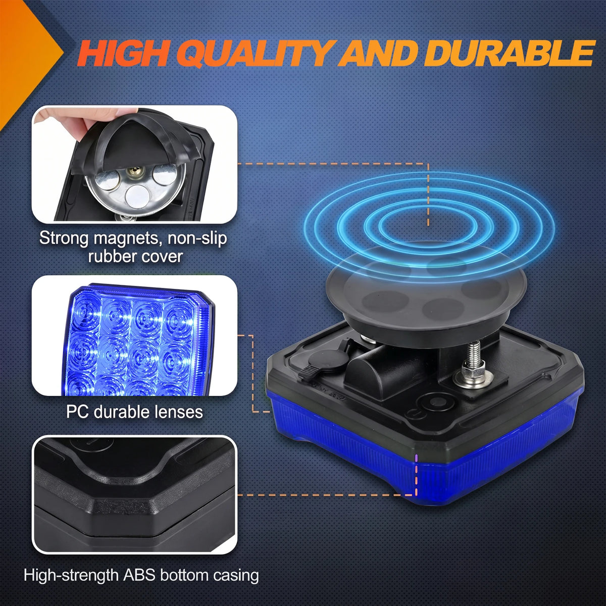 Nilight Magnetic Wireless Strobe Warning Lights For Trucks